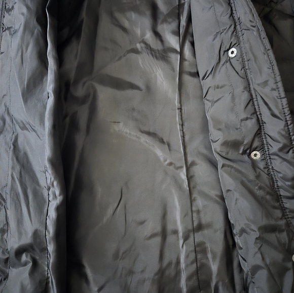 London Fog Puffer Coat with Faux Fur Trim - Picture 8 of 14